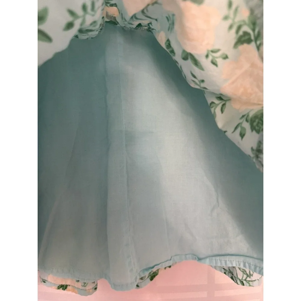 Blueberi boulevard Cottage-Core A-Line Girl's Size 6X Long Dress